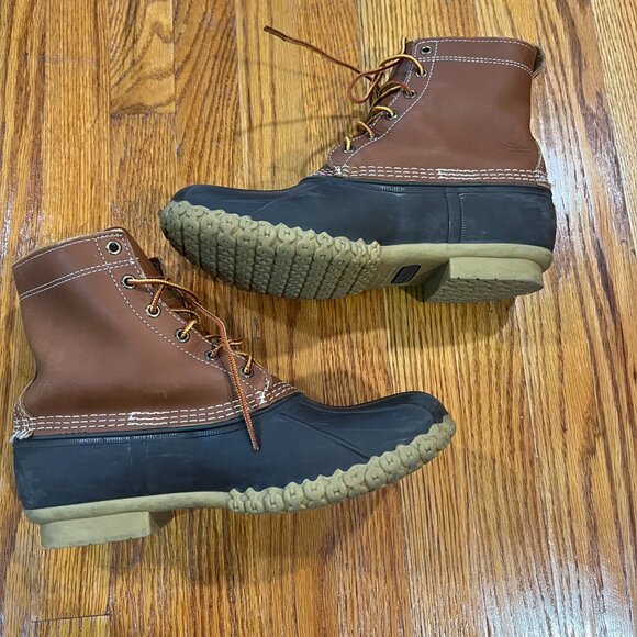 LL Bean Maine Hunting Duck Boots Men's 10W Gore-tex Thinsulate Lined Waterproof - Picture 3 of 11